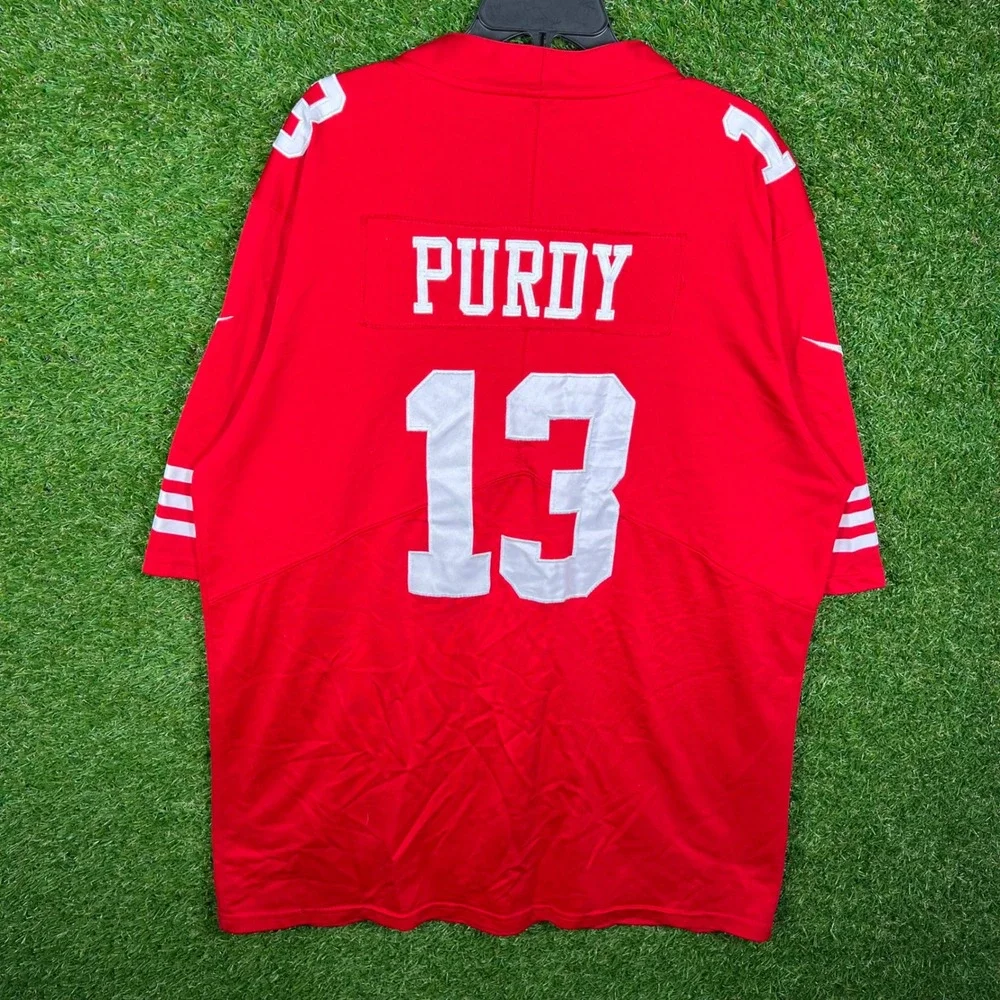Nike‎ San Francisco 49ers Brock Purdy 13 Jersey Mens XXXL Red Football NFL